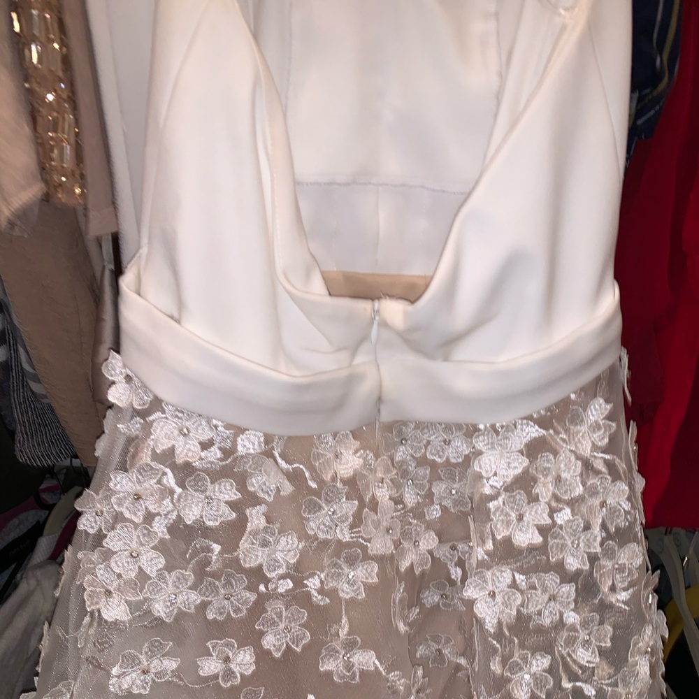 Jovani Fit & Flare Halter Neckline Backless Dress - Picture 4 of 12